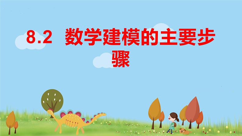 高中北师大版数学 新教材 必修第一册 8.2数学建模的主要步骤 课件PPT01