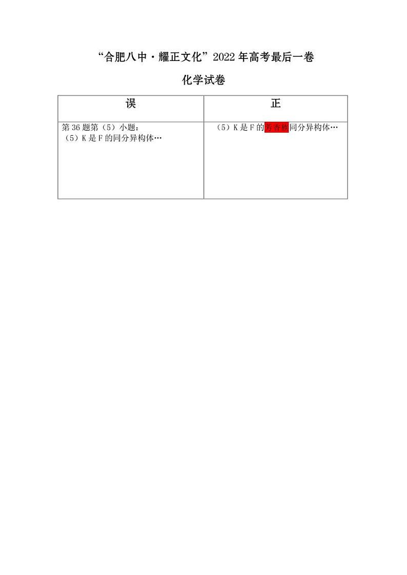 最后一卷-化学勘误第1页