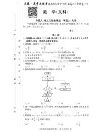 2020届湖南师大附中高三月考数学试卷及参考答案一到六套