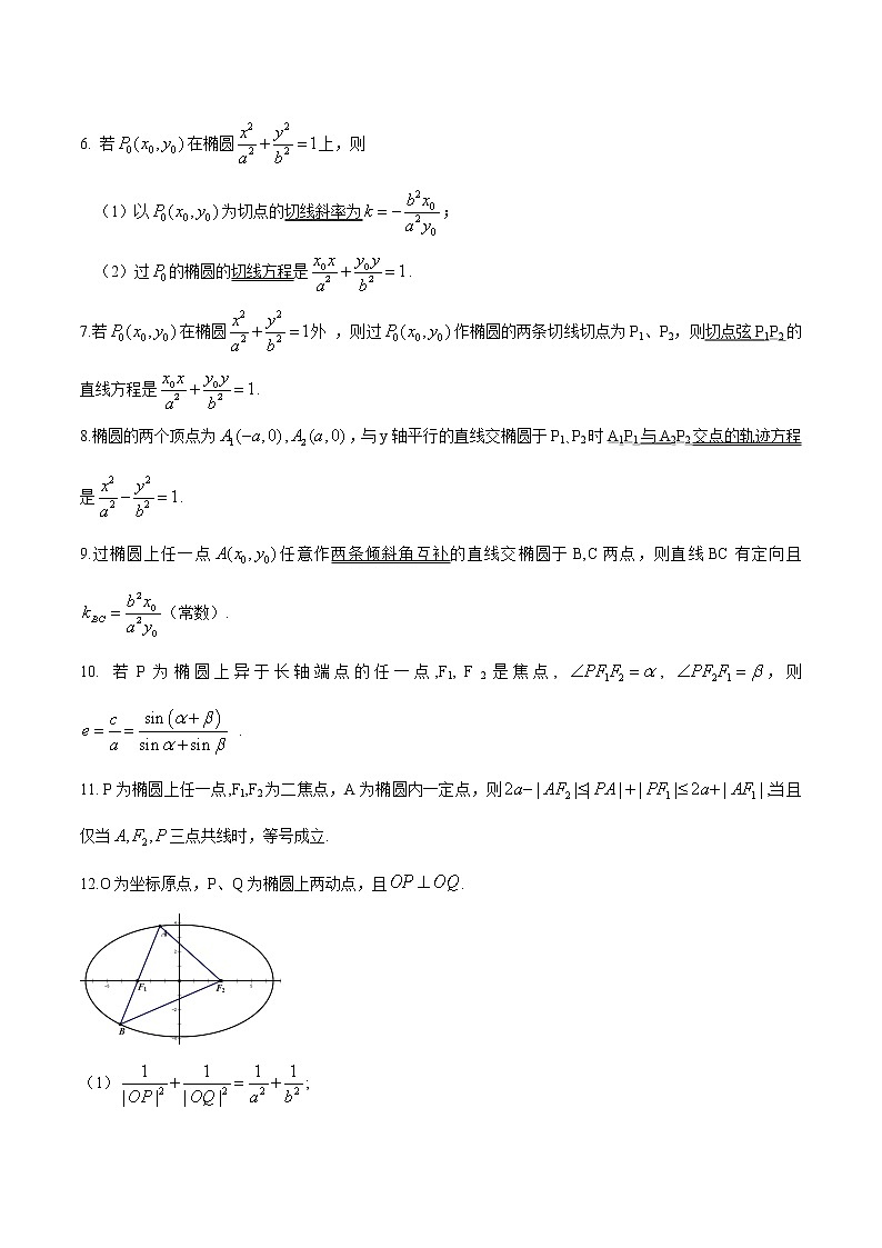 第1讲 圆锥曲线的常用结论第3页