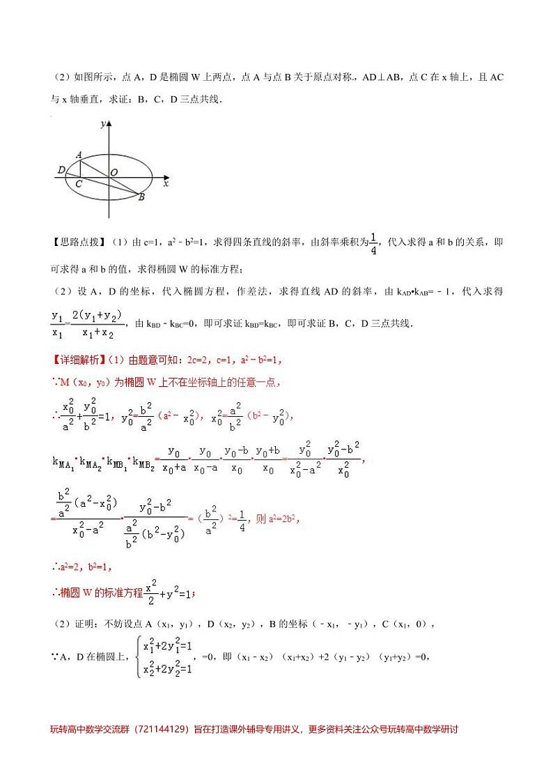 第13讲 共线向量问题（解析版）第3页
