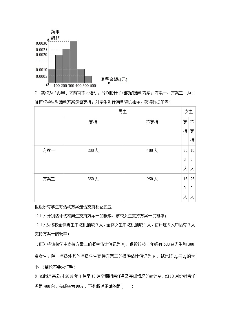 高一数学期末总复习之概率统计第3页