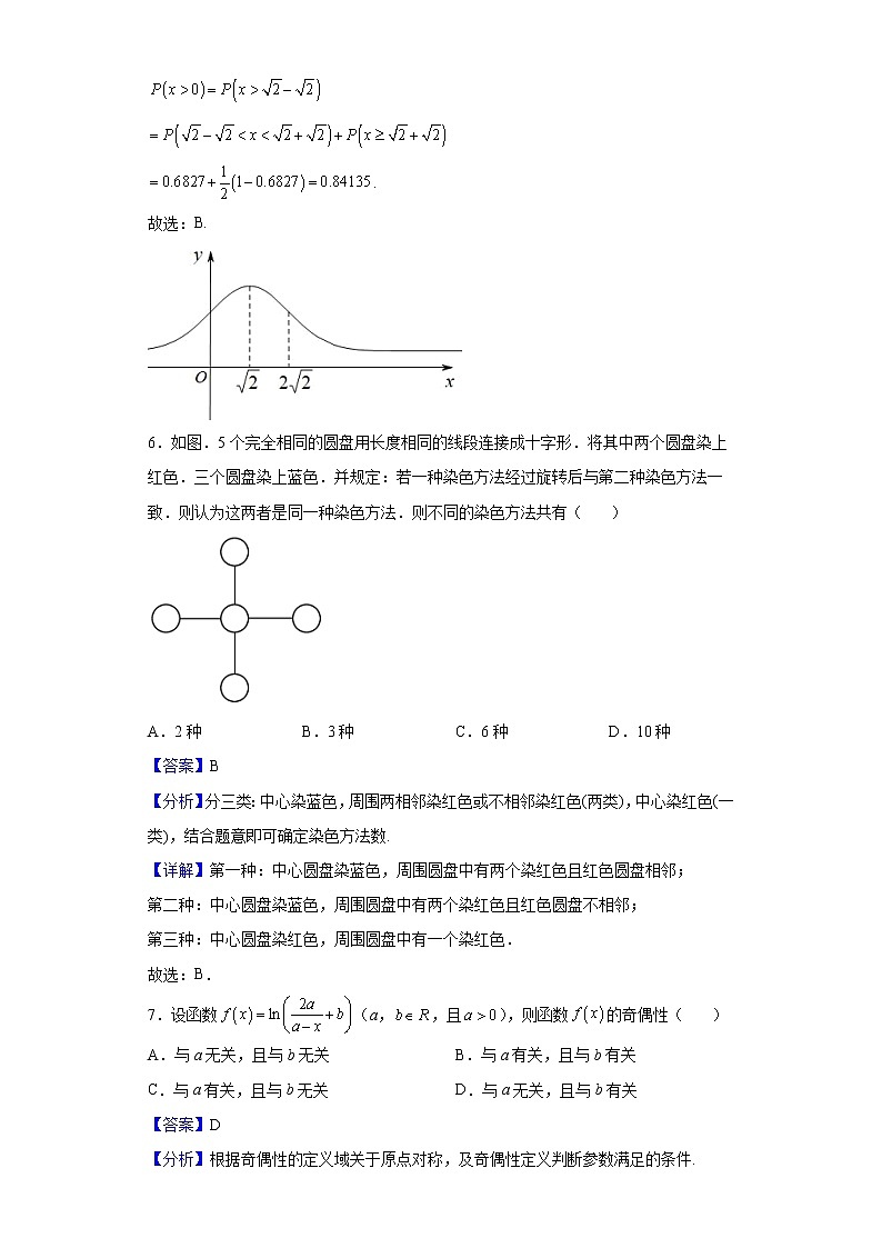 2021-2022学年浙江省浙北G2联盟（湖州中学、嘉兴一中）高二下学期期中联考数学试题（解析版）03