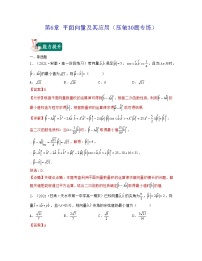 第6章 平面向量及其应用（压轴30题专练）-2021-2022学年高一数学考试满分全攻略（人教A版2019必修）（解析版）