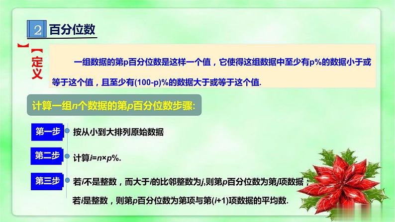 人教A版 (2019) 必修 第二册9.2.2 总体百分位数的估计课件第6页