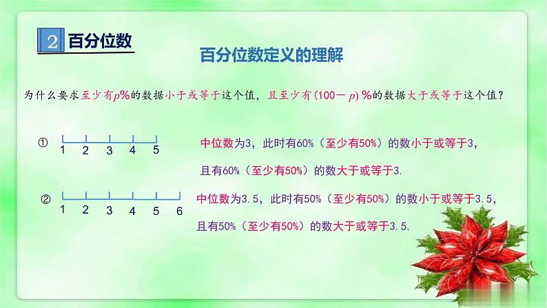 人教A版 (2019) 必修 第二册9.2.2 总体百分位数的估计课件第7页