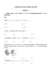 2022河南省九师联盟高三上学期6月摸底考巩固卷数学理试题含答案