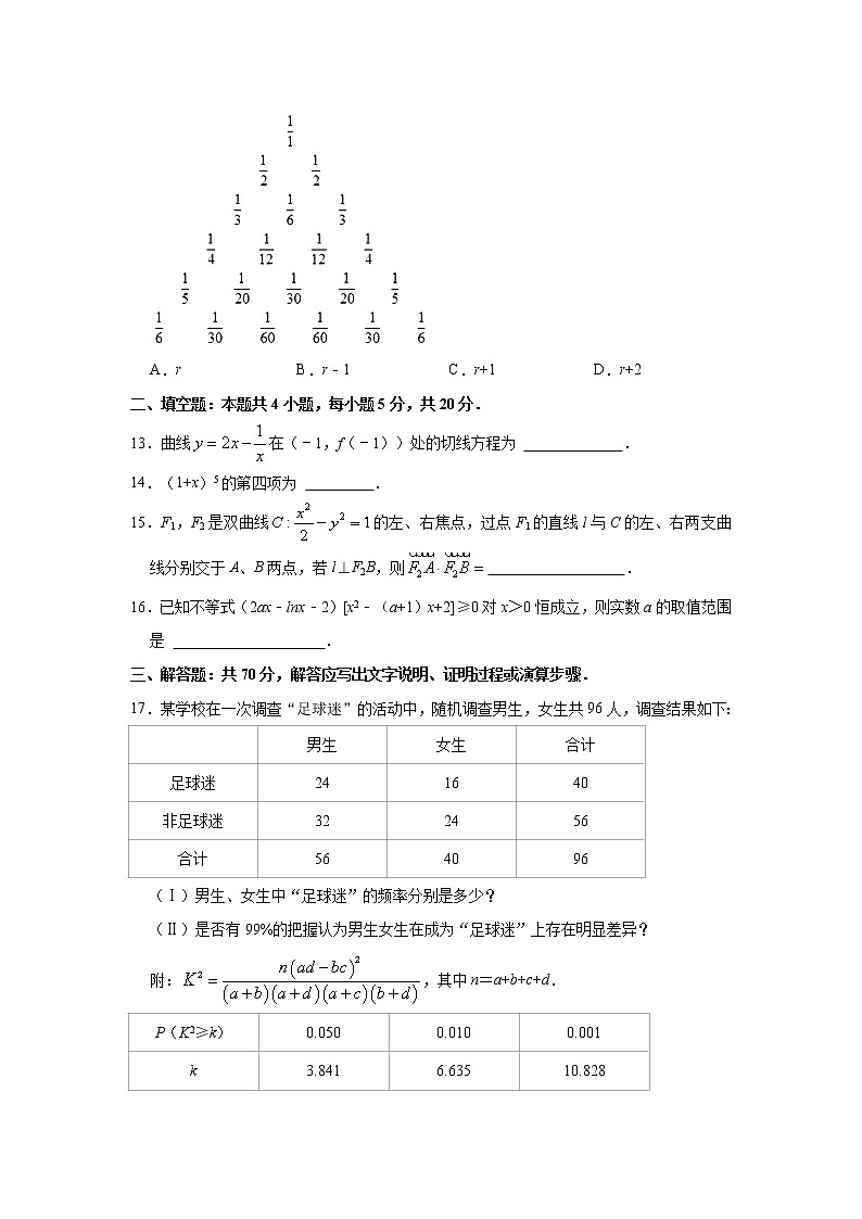 2021【KS5U解析】遵义高二下学期期末考试质量监测数学（理科）试卷含解析03