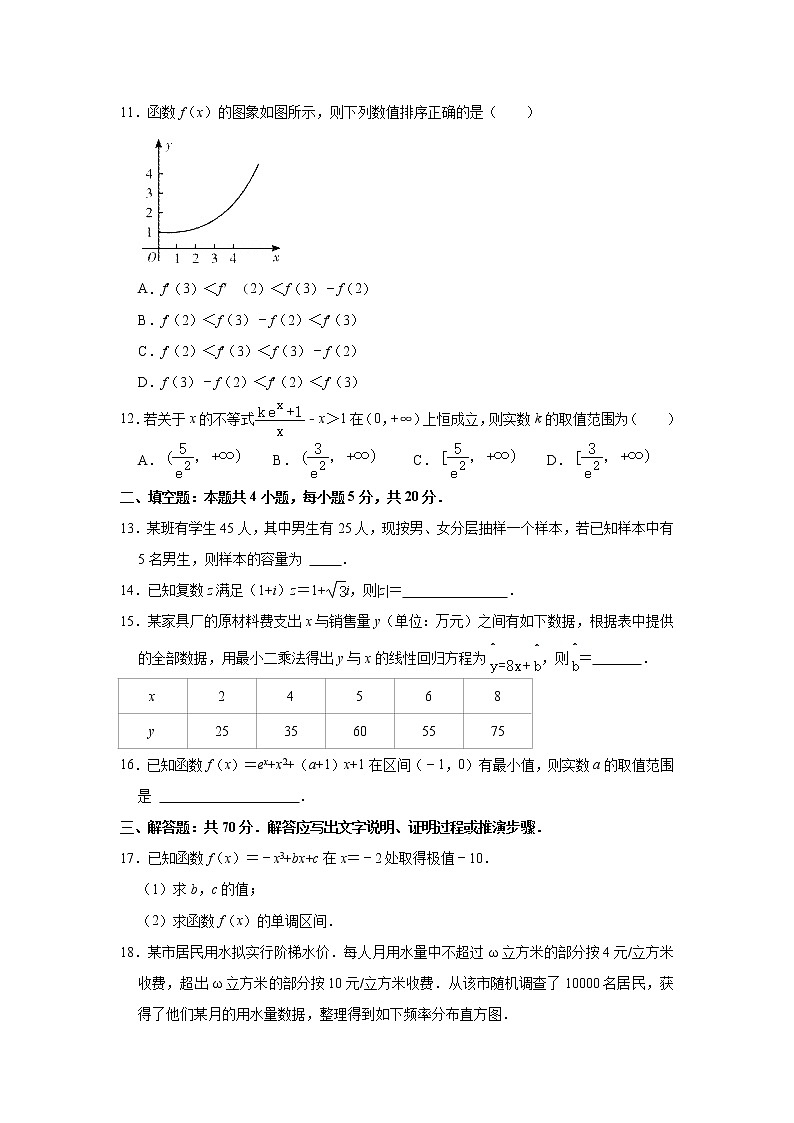 2021【KS5U解析】乐山高二下学期期末考试数学（文科）试卷含解析第3页