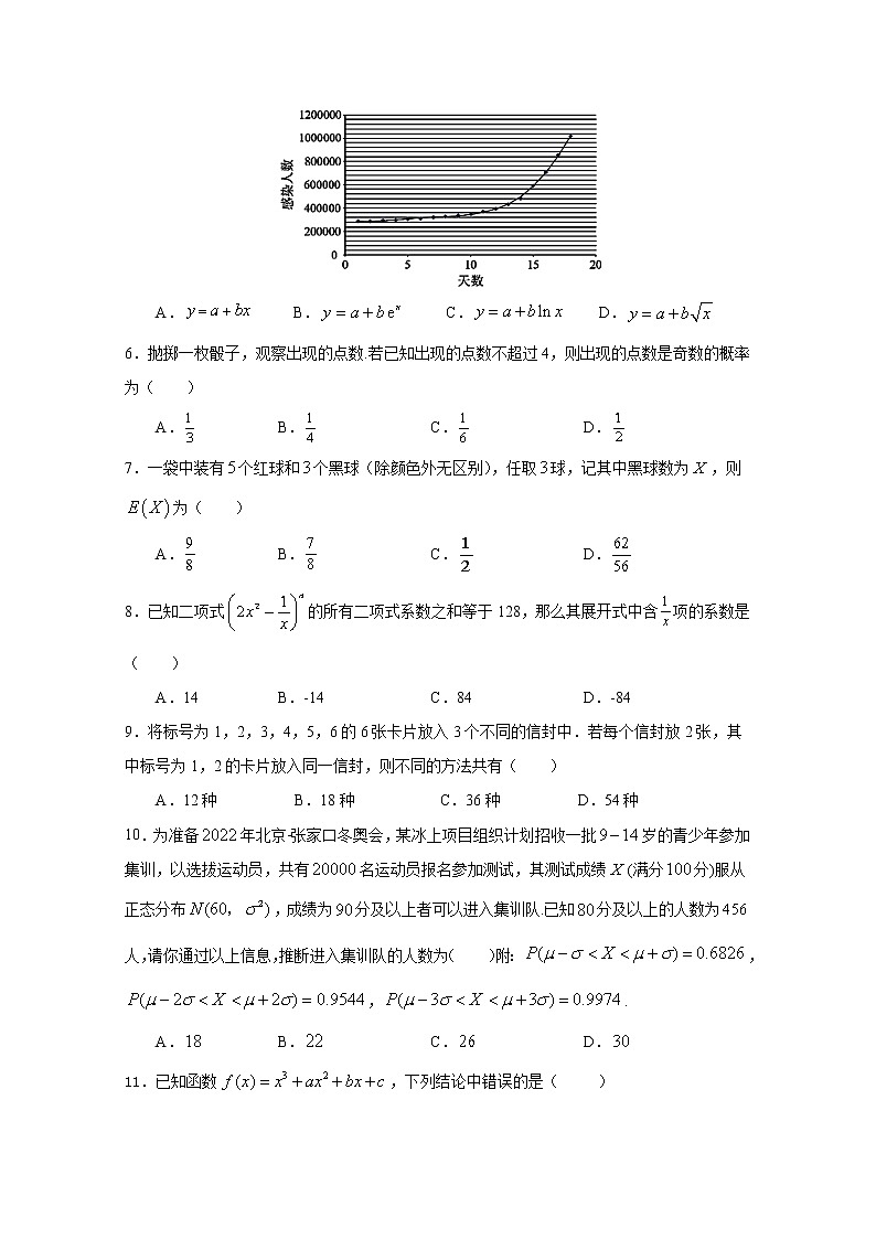 2021宁夏海原一中高二下学期期末考试数学（理）试题含答案02