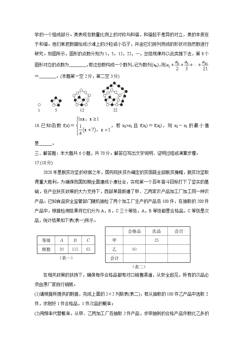 2021南阳高二下学期5月阶段检测考试数学（理）含答案第3页