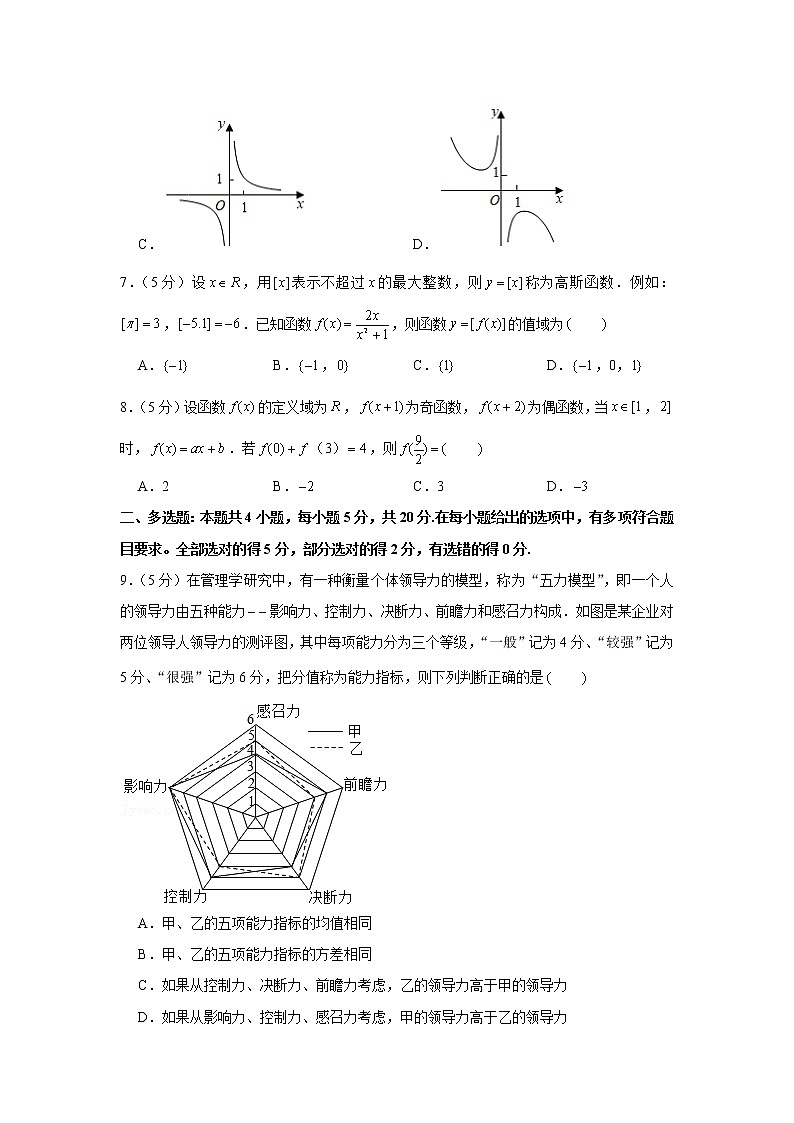 2020-2021学年福建省泉州十一中等六校高二（下）期末数学试卷第2页