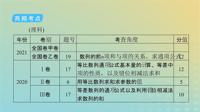 高考数学二轮复习第2篇2数列第2讲数列求和及数列的简单应用课件第6页