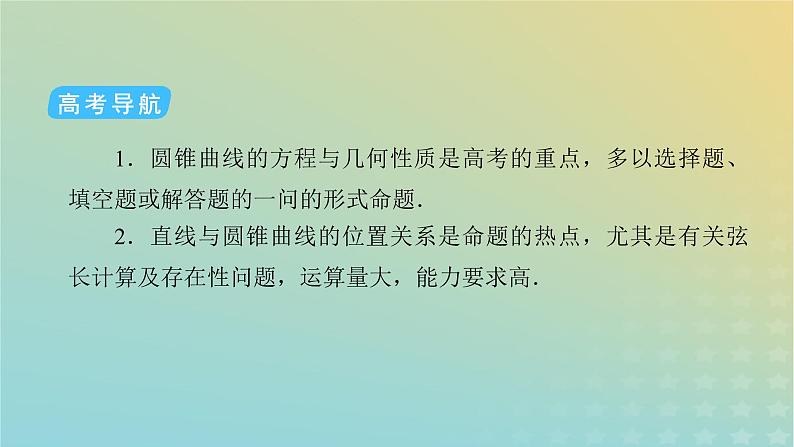 高考数学二轮复习第2篇5解析几何第2讲椭圆、双曲线、抛物线课件05