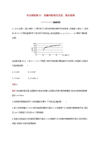 高考数学一轮复习考点规范练56变量间的相关关系统计案例含解析新人教A版理