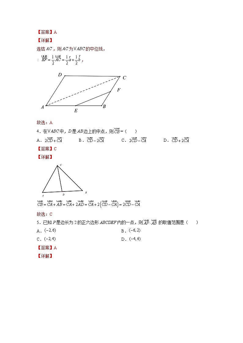 第16练  平面向量及其应用（解析版）-2023年高考一轮复习精讲精练必备第2页
