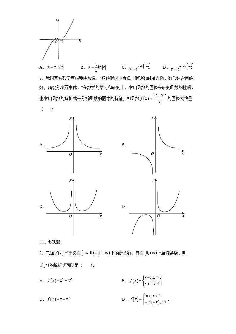 第6练  函数的图像（原卷版）-2023年高考数学一轮复习精讲精练宝典（新高考专用）第3页
