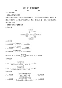 专题06 函数的图像（讲义）-2023年高考数学一轮复习精讲精练宝典（新高考专用）