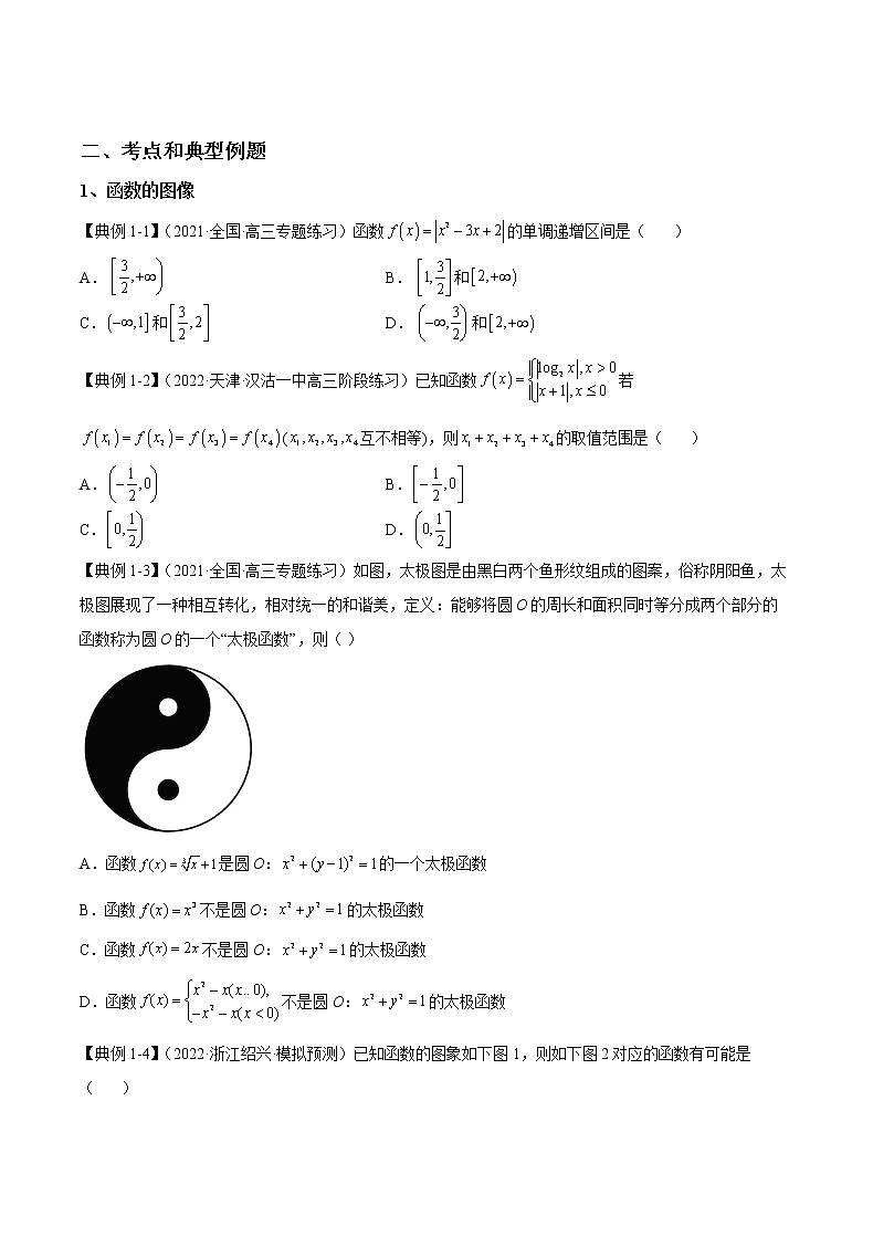 专题06 函数的图像（讲义）-2023年高考数学一轮复习精讲精练宝典（新高考专用）02