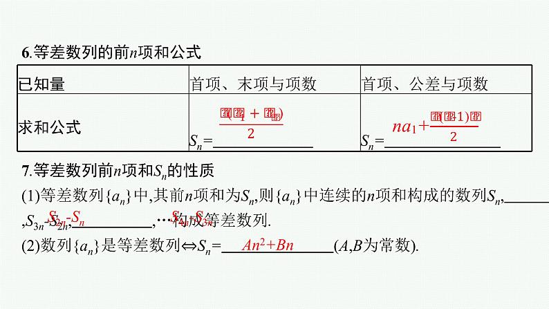 2023届高考人教B版数学一轮复习课件（适用于新高考新教材） 第六章　数列 6.2　等差数列08