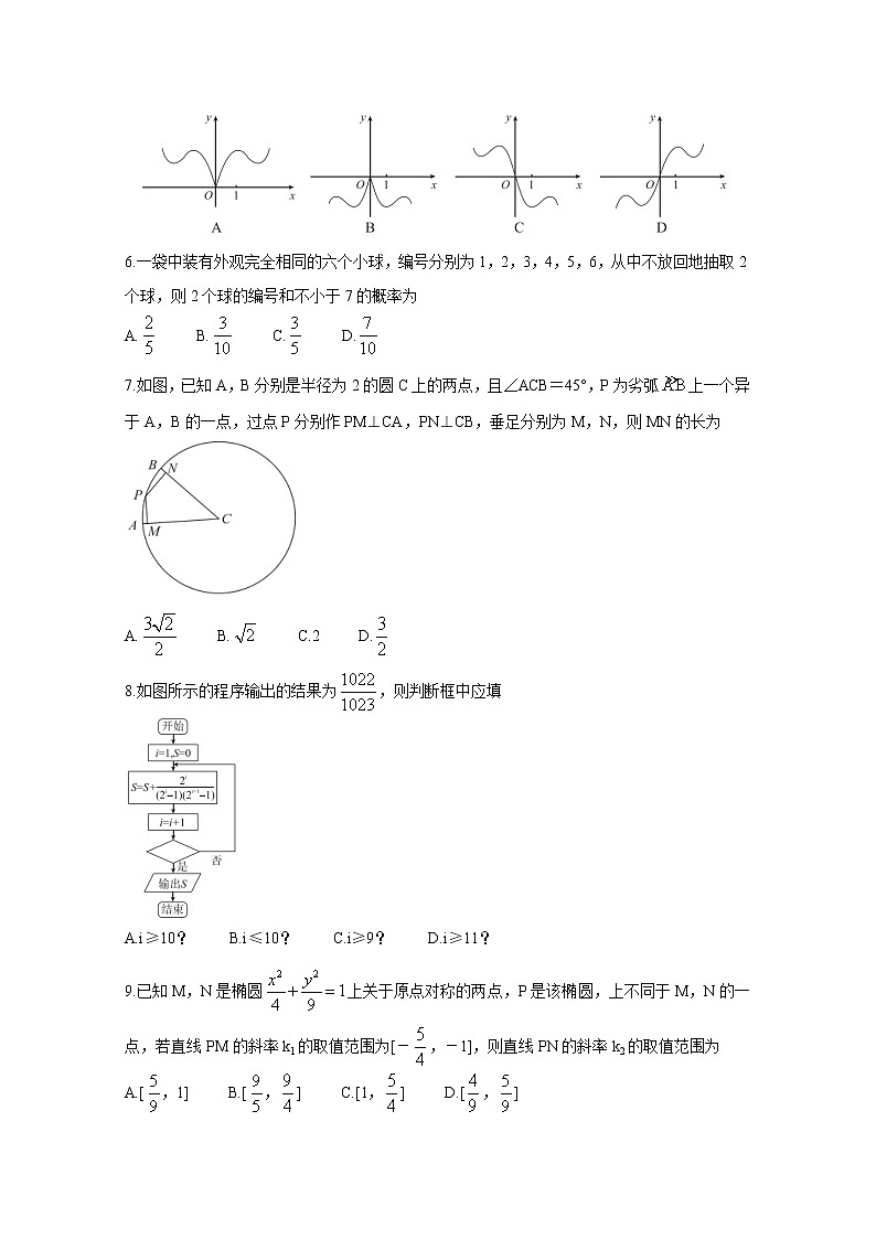 2021“超级全能生”高三全国卷地区3月联考试题（乙卷）数学（文）含解析02