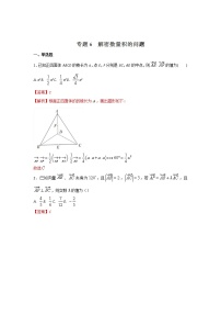 2022-2023年高考数学压轴题专项练习 专题6 解密数量积的问题（试题+解析版）
