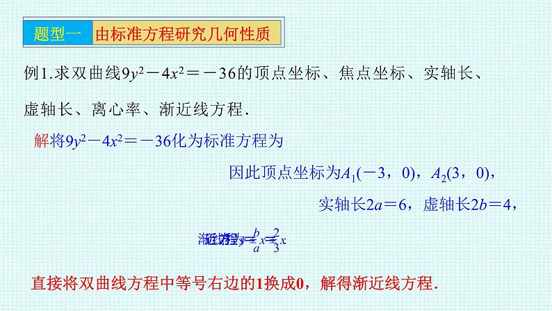 3.2.2双曲线简单几何性质  第一课时课件-2022-2023学年高二上学期数学人教A版（2019）选择性必修第一册08