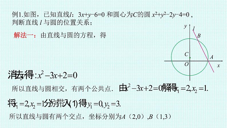 2.5.1直线和圆的位置关系第一课时课件-2022-2023学年高二上学期数学人教A版（2019）选择性必修第一册05