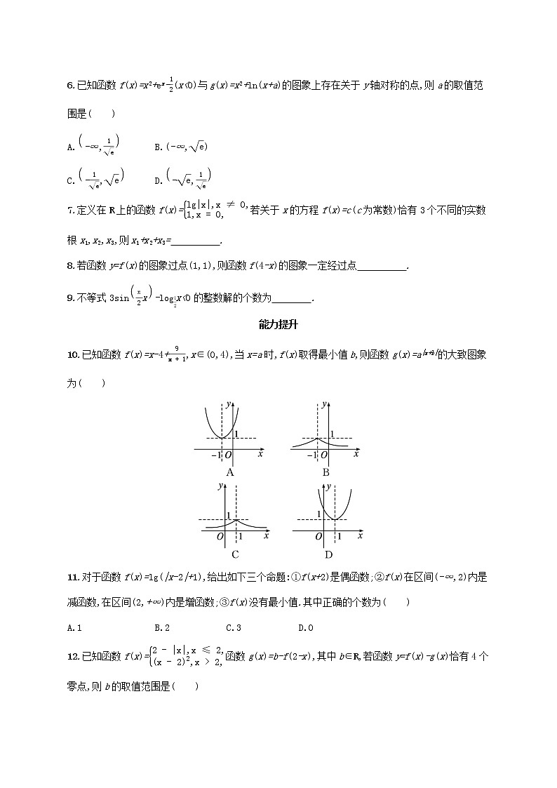 广西专用2022年高考数学一轮复习考点规范练11函数的图象含解析新人教A版文03