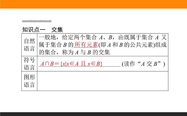 2021—2022学年高中数学人教B版必修第一册同步教学课件1.1.3.1 集合的基本运算04