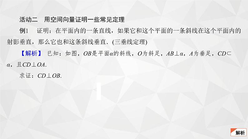 2021-2022学年高二下学期数学苏教版（2019）选择性必修第二册6.3.2空间线面关系的判定(2)课件05