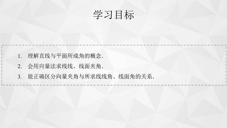 2021-2022学年高二下学期数学苏教版（2019）选择性必修第二册6.3.3空间角的计算(1)课件03