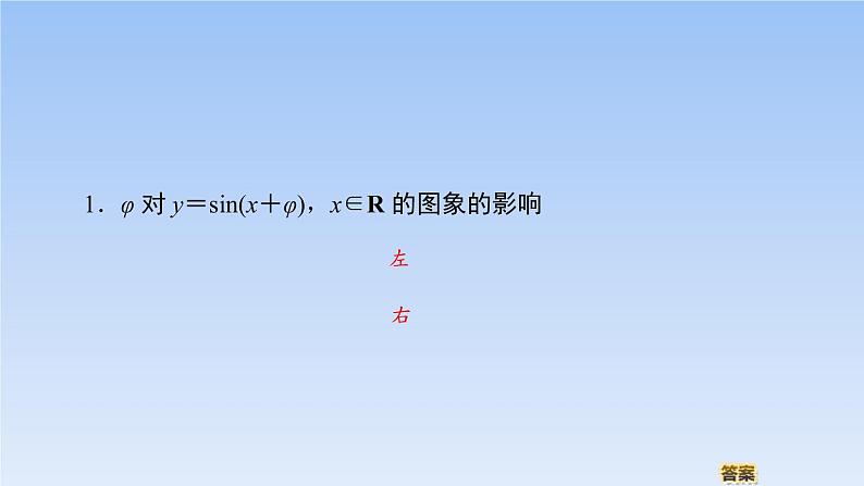 人教A版（2019）必修第一册 5.6 函数 y=Asin（ ωx ＋ φ）  课件（共55张PPT）04