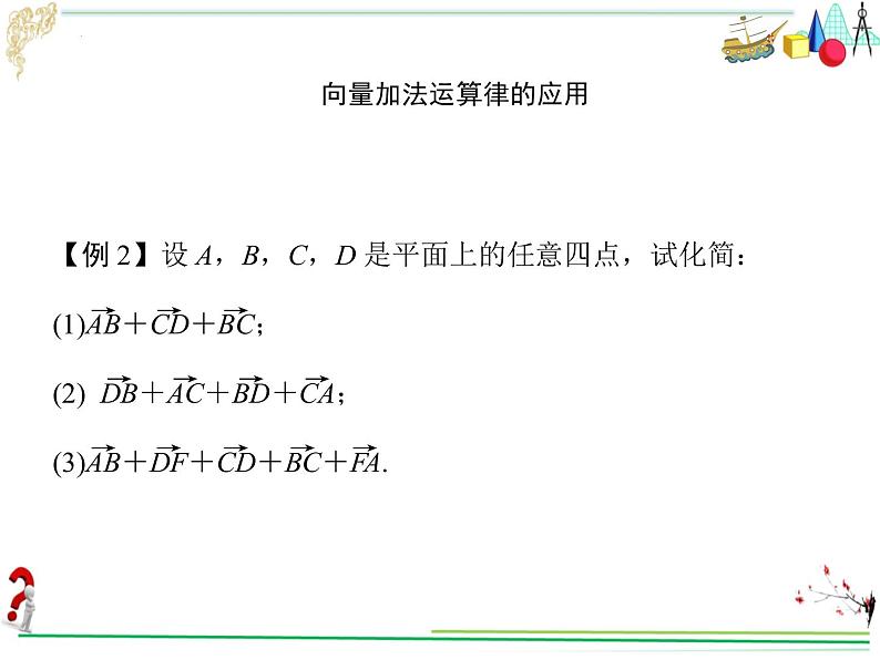 6.2.2向量的减法运算　课件——2021-2022学年高一下学期数学人教Ａ版（2019）必修第二册第4页