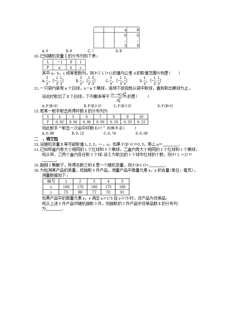 2023年新高考数学一轮复习课时11.5《离散型随机变量及其分布列》达标练习（含详解）第2页