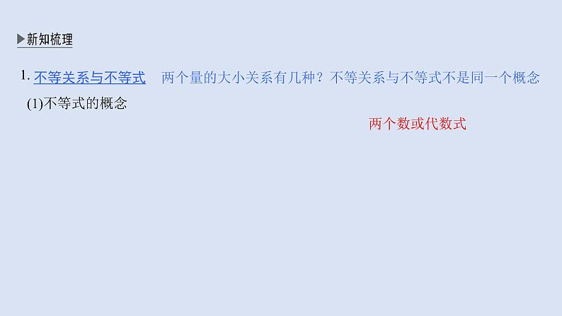 高中数学人教B版必修第一册（2019） 教学课件_不等式及其性质1第3页