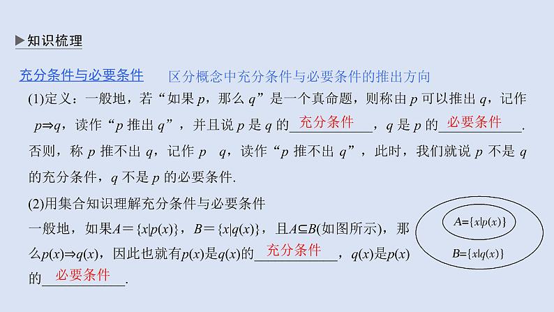 高中数学人教B版必修第一册（2019） 教学课件_充分条件、必要条件4第3页
