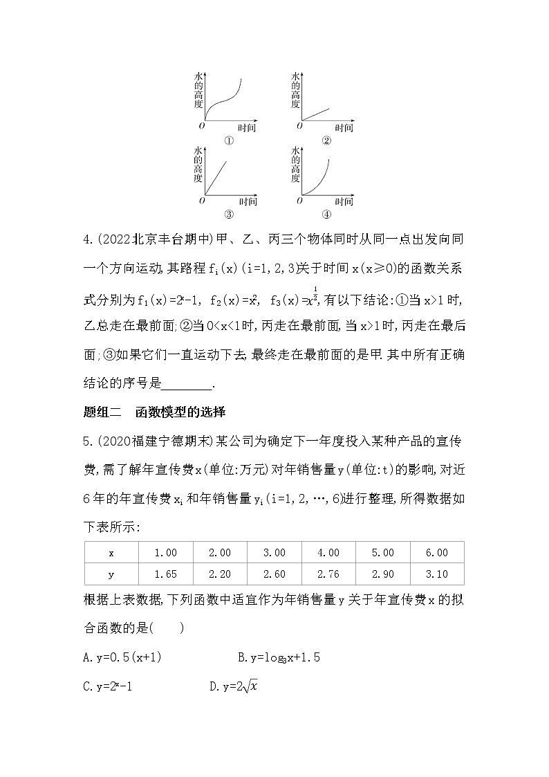4.4.3　不同函数增长的差异-课后练习题-2022学年-数学人教版（2019）-必修第一册02