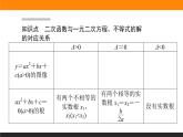 2021—2022学年高中数学人教B版必修第一册同步教学课件2.2.3 一元二次不等式的解法