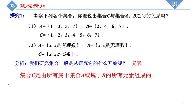 2022-2023学年高一上学期数学人教A版（2019）必修第一册1.3 集合的基本运算 第1课时 课件第5页