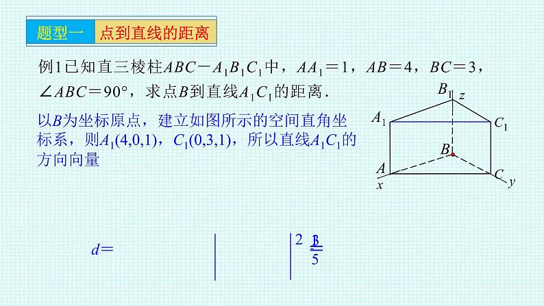 1.4.2第一课时    距离问题课件-2022-2023学年高二上学期数学人教A版（2019）选择性必修第一册第7页