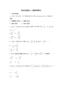 2023年新高考数学一轮复习考点过关检测16《三角恒等变换(2)》（2份打包，解析版+原卷版）