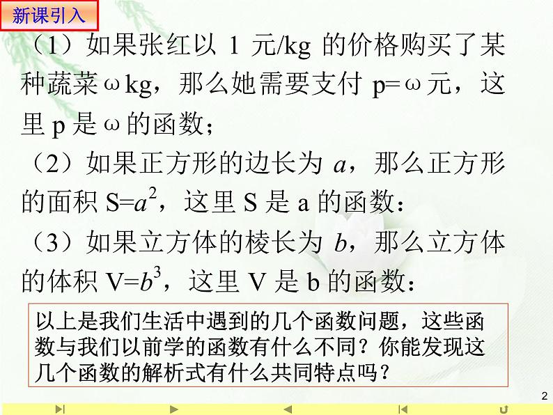 人教版高中数学新教材必修第一册课件：3.3 幂函数02