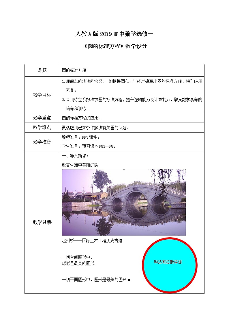 2.4.1《圆的标准方程》课件+教案01