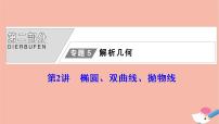 高考数学统考二轮复习天天练第2部分专题5解析几何第2讲椭圆双曲线抛物线课件