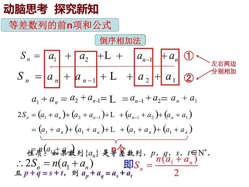 高中数学 等差数列的前n项和公式 PPT课件第8页