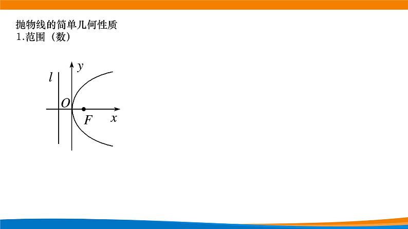高中数学 抛物线的简单几何性质（第1课时）课件第7页