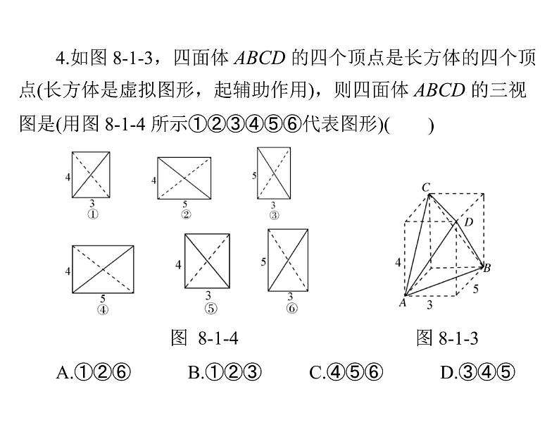 高考数学一轮复习第8章立体几何第1讲空间几何体的三视图和直观图课件08