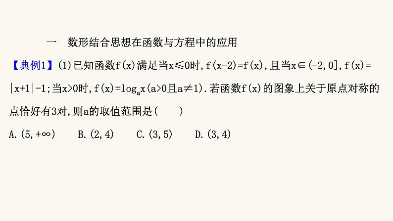 高考数学二轮专题训练解题技巧思想导引3.4数形结合课件第3页