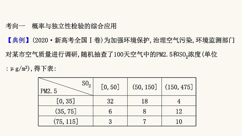 高考数学二轮专题训练2.42课时突破统计与概率解答题第2课时概率与统计案例的综合应用课件第2页